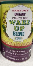 Trader Joe's Organic Fair Trade Wake Up Blend Coffee whole beans 