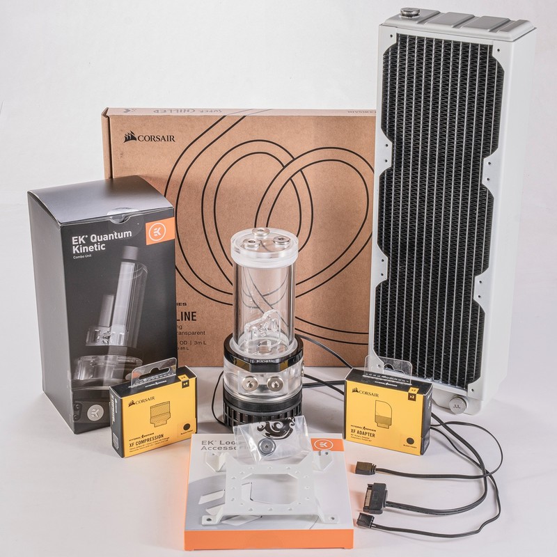 200 D5 PWM Pump-Reservoir + Thermaltake CL 360 64mm Copper Radiator