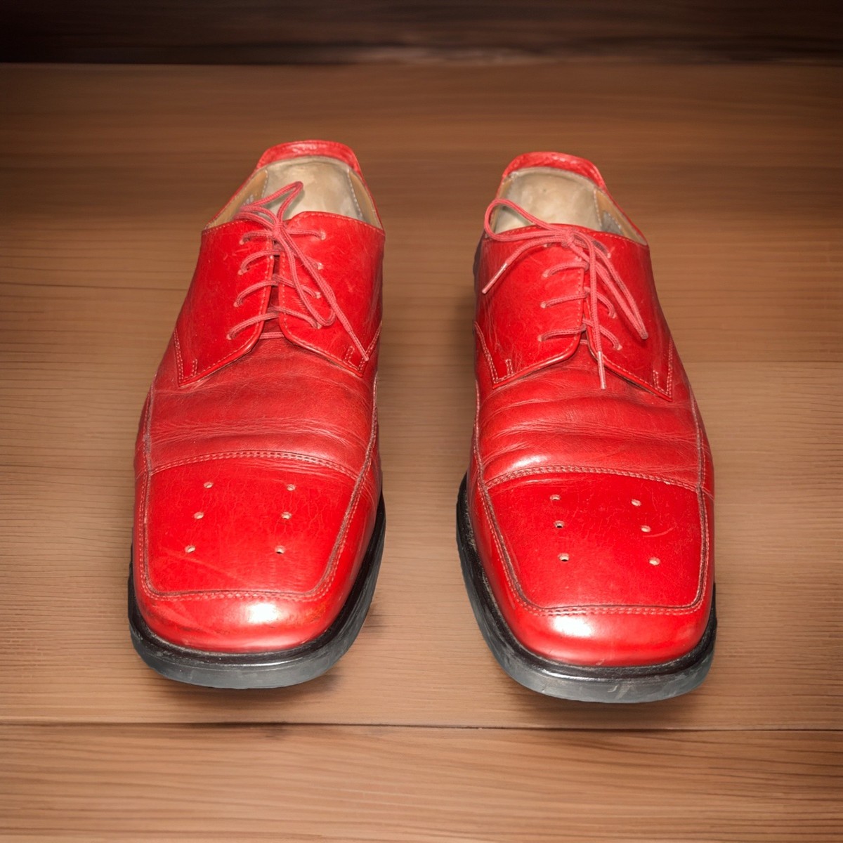 Michael Toschi Oxford Loafers Italian Red Formal CIS Equipped Carbonlite 11 View 4