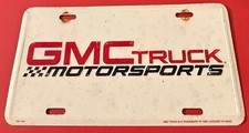 Vintage GMC Trucks Motorsports Booster License Plate