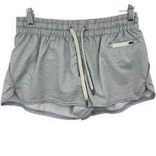 Vuori Clementine Shorts Womens Small Gray Liner Drawstring Running Pocket