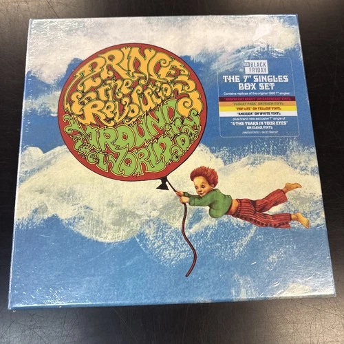 Prince and the Revolution Around The World In A Day RSD Colored 7" Vinyl Box Set
