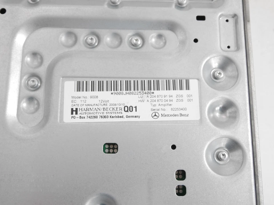 Mercedes W212 C218 W204 GLK Verstärker Harman Logic 7 Soundsystem A2048709194 - Bild 4 von 4