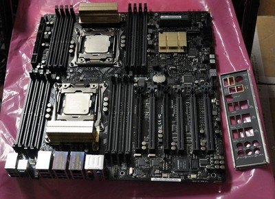 ASUS Z10PE-D16 WS, LGA 2011, 2X E-2650V4 CPU ,64GB (16GBX4) 2Rx4 PC4-2133P M/B
