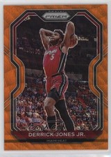 2020-21 Panini Prizm Orange Wave Prizm 49/60 Derrick Jones Jr #55 0sm9