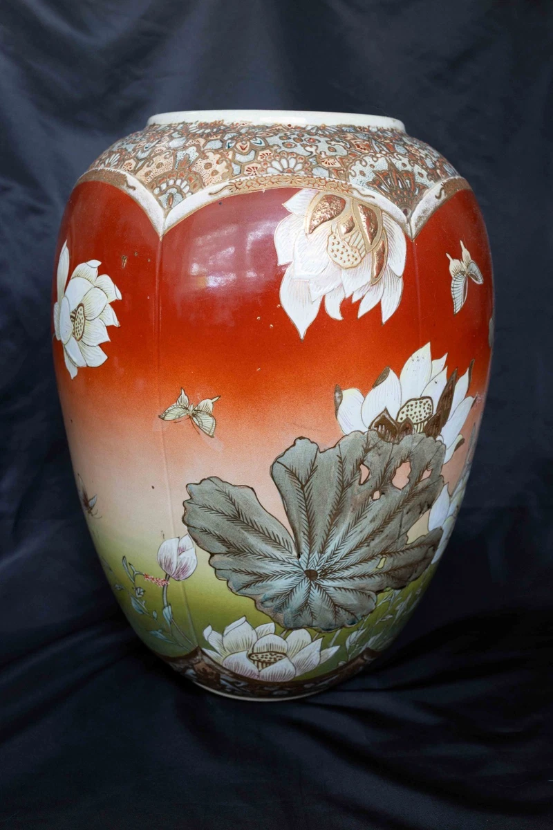萨摩在日本古董花瓶| eBay