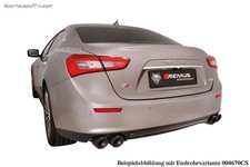 Remus Sportauspuff Maserati Ghibli 3 S Q4 je 2x102mm abgeschrägt scharfkantig