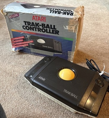 Atari Trak-Ball Controller CX-22 w/ Box Working Tested Centipede Arcade