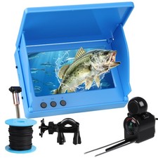 Underwater Fishing Camera 4.3 Inch,4K HD IPS Monitor Fish inch, Blue