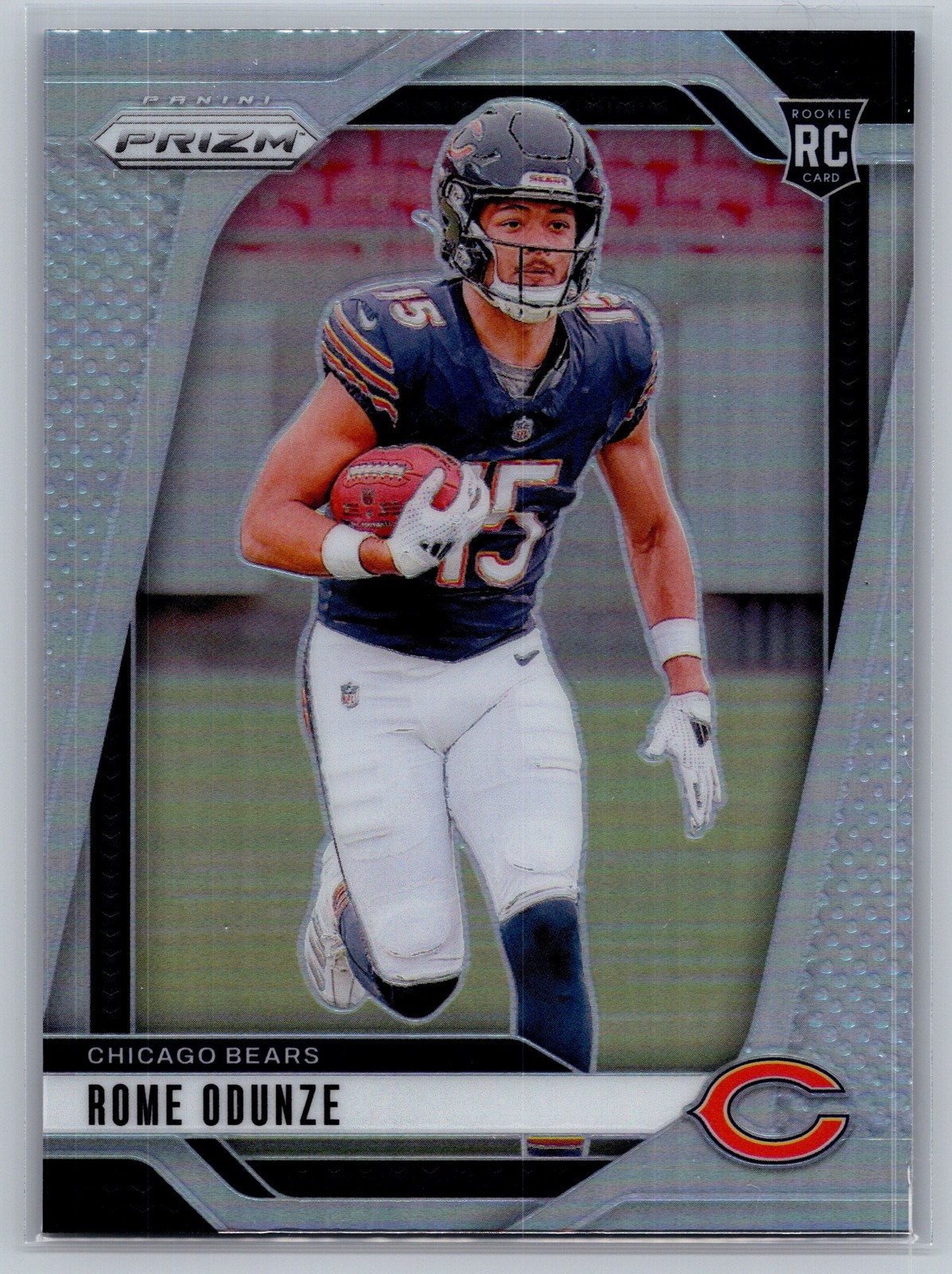 Rome Odunze Panini Prizm #385 Silver