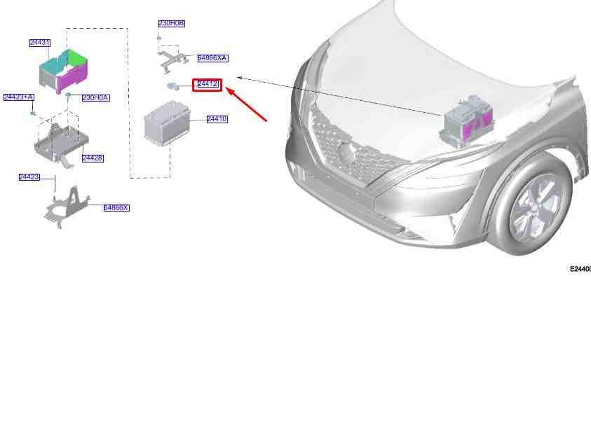 NISSAN QASHQAI J12 MK3 Battery Sensor 244G07LT0B NEW GENUINE | eBay UK