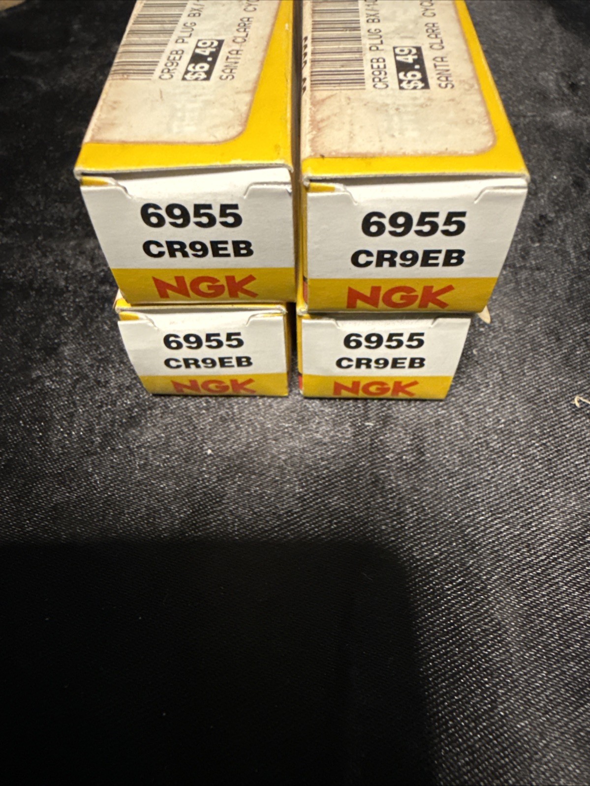 4 Pack Genuine NGK 6955 Spark Plugs CR9EB for Harley Davidson and Yamaha