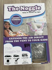 The Noggle Extend Air to Your Kids/Pets, 8ft-Grey Quatrefoil-RARE-Made in USA