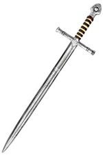 35.6" Grey Plastic Medieval Knight Toy Sword Warrior Costume Cosplay Prop