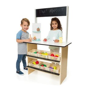 kids wooden stall