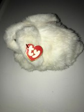 Nibbles 1993 Original Beanie Babies Baby TY Rare Tags Retired White Rabbit Bunny
