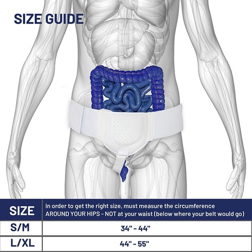 Men Hernia Support Belt Sports Inguinal Groin Hernia Pain Relief Truss Brace AU - Picture 9 of 13