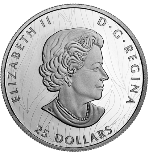Canadá 2020 25 USD Proud Bald Eagle 1 oz Moneda de plata pura EHR real canadiense como nueva - Imagen 5 de 5