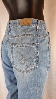  Vanilia Damen Jeans Hose Größe 36 Neu Baumwolle Elastisch Schlagerhose 24/558