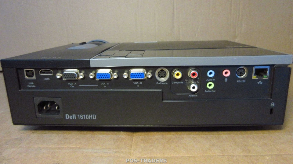 Dell 1610HD Projector Beamer DLP WXGA 3500 LUMENS - HDMI - No Remote - 447 HOURS - Bild 2 von 4