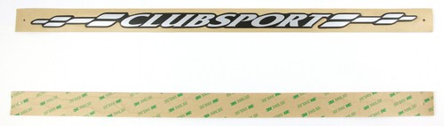 GENUINE HSV DECAL 'Clubsport' VT Series 1 Boot Lid Rear Badge STICKER NEW R8 HSV - Picture 3 of 3