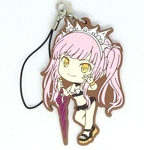 Portachiavi Fate Grand Order Saber Medb cinturino in gomma estate BANDAI FGO - Foto 1 di 2