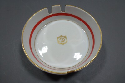 Vintage Duna Hotel Budapest Hungary Ceramic Ashtray, Zsolnay Porcelain