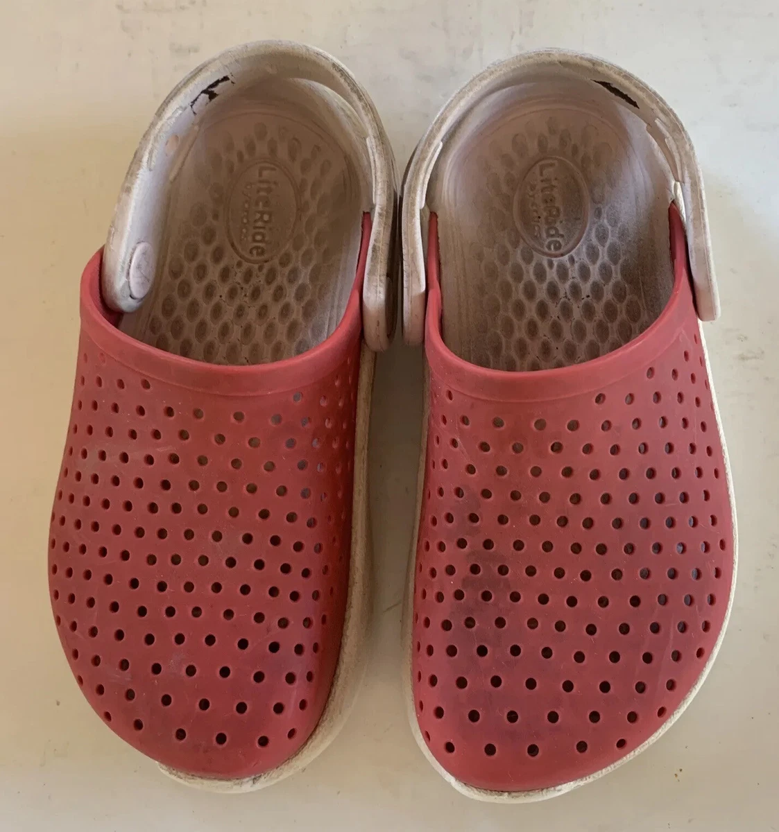 crocs literide red