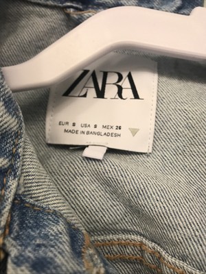 zara distressed jean jacket