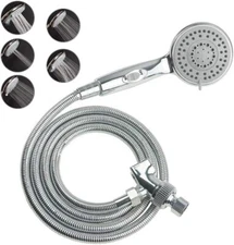 HauSun Handheld Shower Head with On/Off Switch - 5 Spray Settings 6.5 Feet Ex...