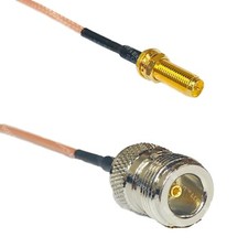 RG316 RP-SMA Female Long to N FEMALE RF Cable Rapid-SHIP LOT