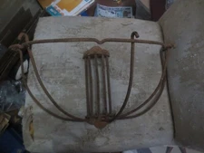 wall mounted semicircular Hay Manger shaped metal iron hanging baskets 20x11x9*