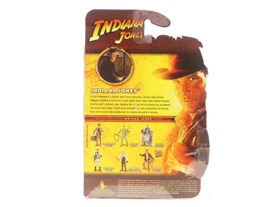 Hasbro Indiana Jones 2008 Indiana Jones Last Crusade 0082 MOC - Image 2 of 4