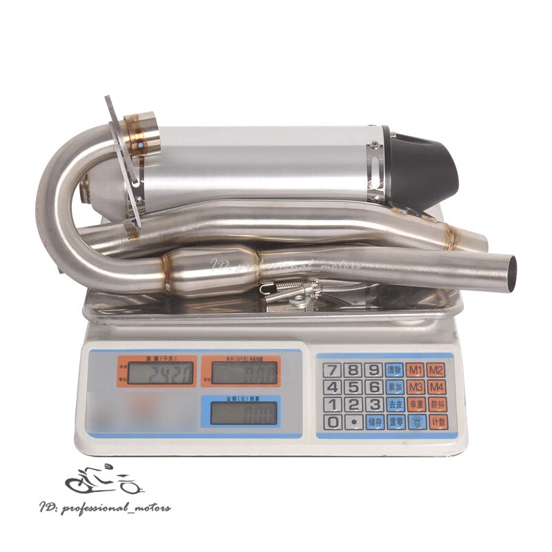 CRF230F 2003-2019 para Honda CRF150F sistema de escape eslabón delantero tubo silenciador puntas Foto 2 de 4