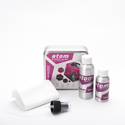NANOPROTECT CERAMIC COAT ATOM 50ml Car Body Ceramic Coating Paint Degreaser 100