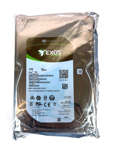 New! Seagate EXOS 7E8 ST1000NM000A 1TB 7200RPM 3.5" SATA 6Gb/s Hard Drive Sealed - Picture 2 of 2