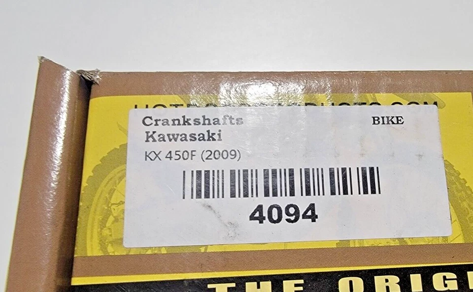 Новый запасной коленчатый вал Hot Rods 2009 Kawasaki KX450F 09 KX 450 F 4094 - Изображение 3 из 4