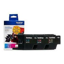 Genuine Brother LC71CL LC713PKS Ink Cartridge Magenta Cyan Yellow Exp 11/2026