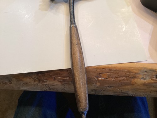 Primitive 1800's Meat Tenderizer Hammer Utensil Tool dated 1867 - Picture 4 of 5