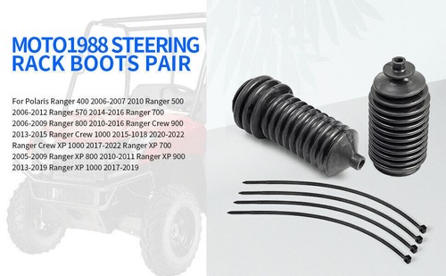 2* For Polaris RZR 570 800 900 1000 Steering Rack Boots (PAIR) - 5412012 5412013 - Picture 6 of 9
