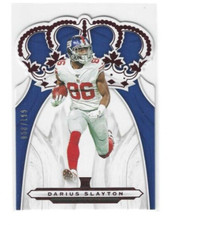 2019 Crown Royale Football Red Parallels #35 Darius Slayton RC - Giants 056/199