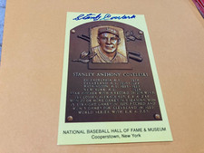 Stanley Coveleski Autographed National Baseball Hall Of Fame Museum post card