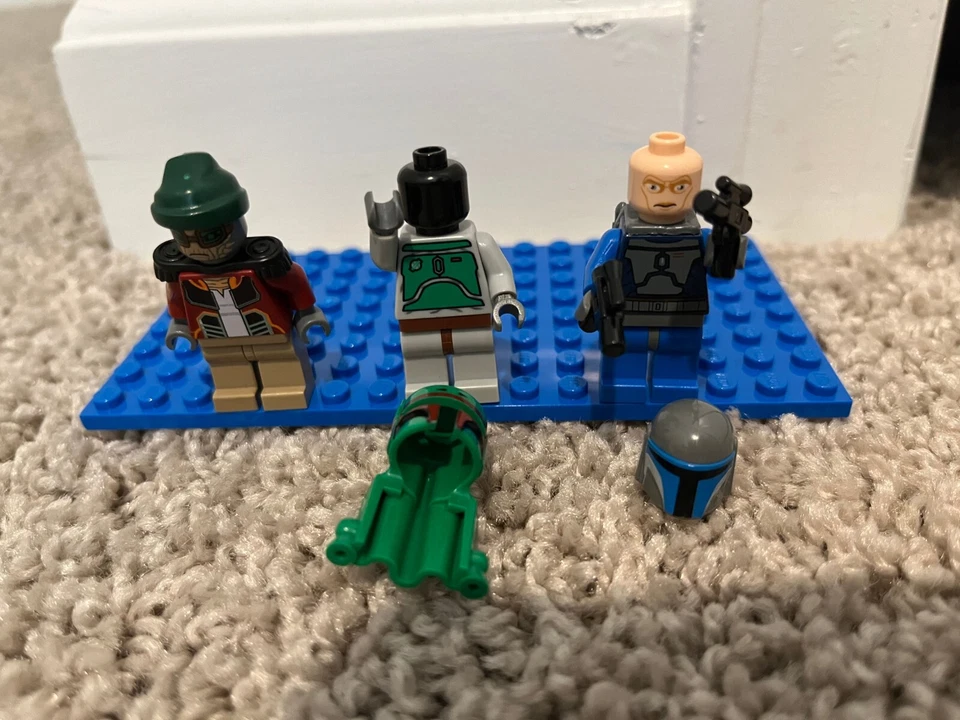 Conjunto de minifiguras Lego Star Wars - Boba Fett, Mandalorian, Hondo Ohnaka - Imagem 2 de 3