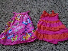 CHILDREN'S PLACE brand girl's NWT sz 0-3 month dresses 2 butterflies  stripes