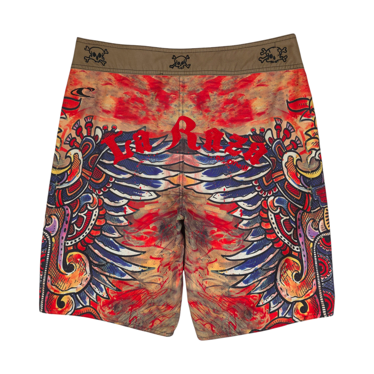 RARE Vintage O'Neill Henk Schiffmacher La Raza Board Shorts Mens