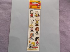 NEW THE WHOLE PEANUTS GANG LAYERED STICKERS CHARLIE BROWN, LINUS, SALLY  MORE