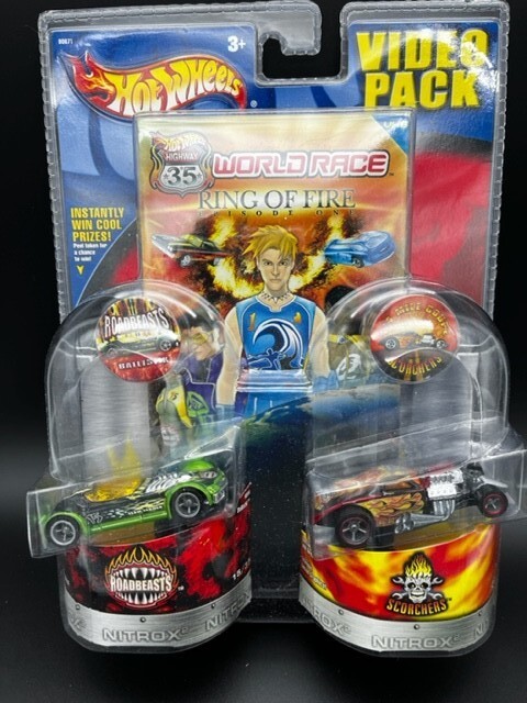 HOT WHEELS HIGHWAY 35 WORLD RACE VIDEO Pack BALLISTIK & SCORCHERS