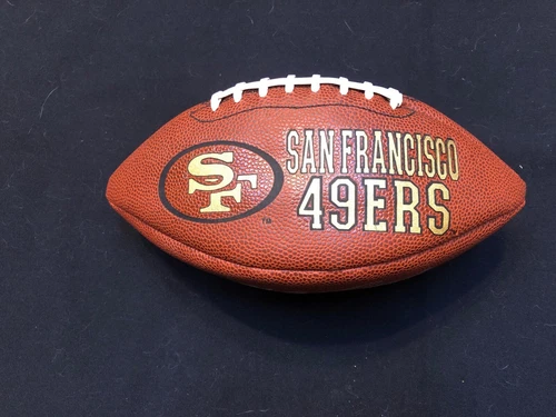 SAN FRANCISCO 49RS FOOTBALL SIGNED Y.A. TITTLE HOF 1971 W/COA