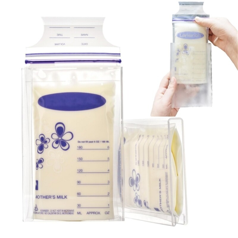 Breast Milk Bag Holder Convenient Food Storage Bag Stand Bag Rack