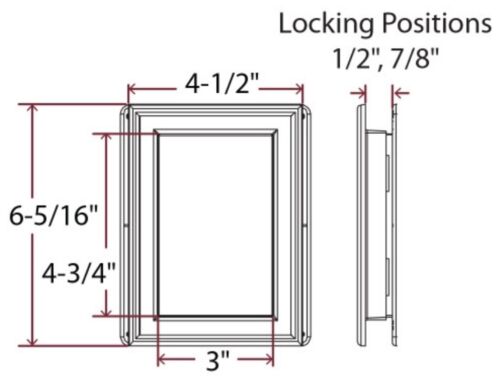 Ring Blink Doorbell Mini Mount J-Block 6” Vinyl Siding Tan Wicker 069 MidAmerica - Picture 10 of 14
